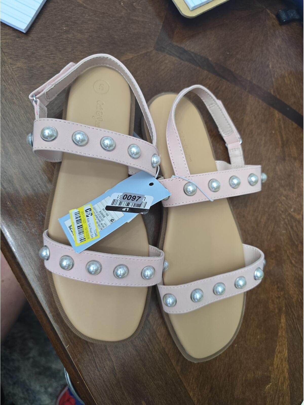 Size 5 Brand New Big Kid Sandals From TargetItem 97 Bin 11
